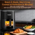 Fullwill Air Fryer with Viewing Window 6QT,5-in-1 Multi-Function(Air Fry,Roast,Bake,Reheat,Dehydrate) plus 7 One-Touch Presets for Wings,Fries,Steak and More,85% Less Oil Cooking for Families - Image 3