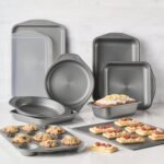 Circulon Total Nonstick Bakeware Set with Nonstick Bread Pan, Cookie Sheet, Baking Pan, Baking Sheet, Cake Pan and Muffin/Cupcake Pan - 10 Piece, Gray - Image 3