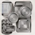 Circulon Total Nonstick Bakeware Set with Nonstick Bread Pan, Cookie Sheet, Baking Pan, Baking Sheet, Cake Pan and Muffin/Cupcake Pan - 10 Piece, Gray - Image 7