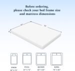Full Mattress, 6 Inch Memory Foam Mattress in a Box, Fiberglass Free Full Size Mattresses for Pressure & Pain Relief, Soft and Comfortable - Image 3