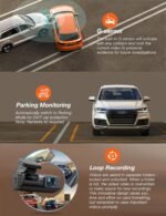 iZEEKER 2.5K Dash Cam WiFi Dash Camera for Cars, Mini Car Camera 1440P Front Dashcams with App, Free 32GB Card, Night Vision, WDR, G-Sensor, Loop Recording, 24H Parking Mode Supports - Image 5