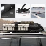 FORWODE Roof Rack Carrier Basket, 64" x 39" Rooftop Cargo Carrier Basket with 250 Lbs Capacity, Rust-Proof Steel Heavy Duty Car Top Luggage Basket - Image 3