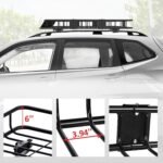 FORWODE Roof Rack Carrier Basket, 64" x 39" Rooftop Cargo Carrier Basket with 250 Lbs Capacity, Rust-Proof Steel Heavy Duty Car Top Luggage Basket - Image 4