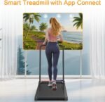Treadmills for Home Small with 0%-8% Incline and APP Sync, Compact Under Desk Walking Treadmill Pad with Handle Bar Removable, Remote Control and LED Display, 2.5HP - Image 3