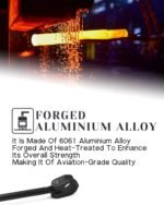 Dirt Bike Handlebar Crossbar + Pad for Tutti Soleil01, Sur Ron And Most Dirt Bikes, Electric Dirt Bikes, ATVs, BLACK - Image 3