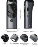 New Bark no More Ultrasonic Pet Training Device,Rechargeable Anti Barking Device for Dogs,Dog Barking Silencer,Without Hurting Your Pet (Dark Grey) - Image 5