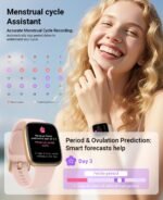 Gydom Smart Watch for Women/Men [1.85" AMOLED Screen Answer/Make Calls] Fitness Trackers with Heart Rate/Sleep/SpO2 Monitor Compatible Android & iPhone, 120+ Sports, IP68 Waterproof Reloj para Mujer - Image 5