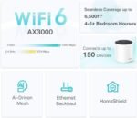 TP-Link Deco X55 AX3000 WiFi 6 Mesh System - Covers up to 6500 Sq.Ft, Replaces Wireless Router and Extender, 3 Gigabit Ports per Unit, Supports Ethernet Backhaul, Deco X55(3-Pack) - Image 4