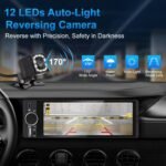 Single Din Car Stereo with Apple CarPlay & Android Auto, 6.36 Inch HD Touch CarPlay Screen, Backup Cam,Bluetooth, USB Type-C, SWC, EQ, FM Radio (with External Mic) - Image 4