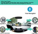 GPS Navigation for Car, 2025 Map 7 inch Touch Screen Car GPS, Voice Turn Direction Guidance, Support Speed and Red Light Warning, Pre-Installed North America Lifetime map Free Update - Image 7