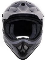 Adult ATV Dirt Bike Helmet with Goggles Gloves & Mask Adjustable Sun Visor Motorcycle Adult Helmet Off-Road Motocross Downhill Moped MX for Unisex-Adult-Gray, L - Image 7