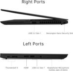 Lenovo ThinkPad T14S Gen 2, Intel Core i7-1185G7, 14 Inch Full HD Display, 16GB RAM, 256GB SSD, Thunderbolt 4, Backlit Keyboard, Windows 11 Pro (Renewed), Villi black - Image 4