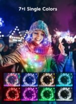 Minetom Fairy Lights Color Changing - 33FT 100 LED String Lights with Remote,11 Modes, USB Fairy Lights Indoor, Twinkle Christmas Fairy Light for Bedroom Indoor Classroom - Image 5