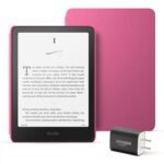 Kindle Paperwhite Essentials Bundle including All-new Kindle Paperwhite (16GB) - Raspberry, Plant-Based Leather Cover - Raspberry, and Power Adapter - Image 3