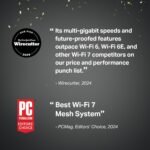 TP-Link Deco BE63 Tri-Band WiFi 7 BE10000 Whole Home Mesh System - 6-Stream 10 Gbps, 4x2.5G Ports Wired Backhaul, 4X Smart Internal Antennas, VPN, MU-MIMO, HomeShield, Free Expert Support (3-Pack) - Image 3