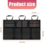Mandark Car Trunk Organizer, Space Saving Vehicle Backseat Hanging with 8 Large Pockets, Automotive Interior Cargo Organization Storage Bag Accessories, Universal for SUV, Truck, Van - Image 3