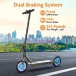 MAXSHOT Electric Scooter for Adults, 8.5/10/14" Tires, 19/22Mph, 350W/500W Motor, 21-28 Miles Range, Folding E-Scooter with Dual Suspension,APP(V1/SPRO/MAX/PRO/X1/X1PRO/PR) - Image 6