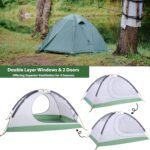 GEERTOP Ultralight 2 Person Backpacking Tent 4 Season Waterproof Camping Tent Double Layer Cold Weather Easy Set Up Tents for Family Camp, Hiking, Hunting Outdoor Mountaineering Travel - Image 4