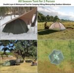 GEERTOP Ultralight 2 Person Backpacking Tent 4 Season Waterproof Camping Tent Double Layer Cold Weather Easy Set Up Tents for Family Camp, Hiking, Hunting Outdoor Mountaineering Travel - Image 7