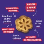 Fruitables Skinny Mini Dog Treats, Healthy Sweet Potato Treat for Dogs, Low Calorie & Delicious, Puppy Training, No Wheat, Corn or Soy, Made in the USA, Bacon and Apple Flavor, 5oz - Image 5