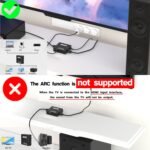 HDMI Audio Extractor Splitter,HDMI to 3.5mm Audio Adapter, 4K*2K@30HZ, 3D, 1080P Compatible for TV, PC, Sound System, Xbox, Switch, PS3, PS4, PS5 - Image 7