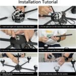 6-Light Modern Chandeliers, Black and Gold Chandelier Light Fixture with Clear Glass Shades, Hanging Pendant Lighting for Dining Room, Living Room, Kitchen, Staircase, Entryway - Image 8