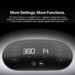 Typhur Dome 2 Air Fryer, Extra Large Airfryer with Superior Airflow, Self-cleaning Smart Digital Fryer with PFAS free Basket for Quick Easy Meals, Fits a 12" Pizza or 4-Slice Toast - Image 7