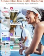 Smart Watch, Alexa Built-in, Answer/Make Calls 44mm Smartwatch Women Men, 1.83" Sports Watch IP68 Waterproof, Heart Rate SpO2 Sleep Stress Monitor, Step Counter Watch for Android & iOS Phone - Image 4