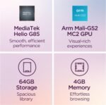 Lenovo Tab One - Lightweight Tablet - up to 12.5 Hours of YouTube Streaming - 8.7" HD Display - 4 GB Memory - 64 GB Storage - MediaTek Helio G85 - Includes Folio Case - Image 3