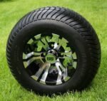 10" Vampire Machined/Black Wheels and 205/65-10 Comfortride DOT Tires - Set of 4 - Image 3