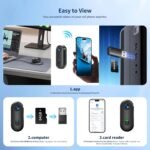 4K Action Camera, 64GB Wearable Sports Camera with Waterproof Case, Magnetic Clip, and Quick-Mount Accessories, Small Body Cam for Cycling, Diving, Travel, and Outdoor Adventures（4K-64G） - Image 6