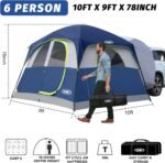 UNP SUV Tent for Camping, 6-Person SUV Tailgate Tent - Easy Set Up with Rainfly, 10'x9'x78in(H) - Image 3