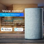 Enbrighten Vibe Outdoor Smart Plug, 2 Grounded Outlets, Weather-Resistant, Custom ON/Off Controls, Schedule Outdoor Lighting, Works with Alexa, Google Assistant, Black,51251 - Image 3