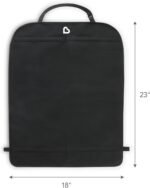 Munchkin® Back Seat Cover for Kids, Deluxe Kick Mats™ Car Seat Protector, Black, 2 Pack - Image 7