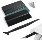 NEWISHTOOL Car Window Tint Installation Kit - Vinyl Wrap Tools With Felt Squeegee, Micro Squeegee, Razor Blade Knife - Image 3
