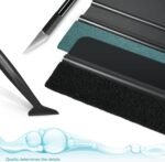 NEWISHTOOL Car Window Tint Installation Kit - Vinyl Wrap Tools With Felt Squeegee, Micro Squeegee, Razor Blade Knife - Image 5