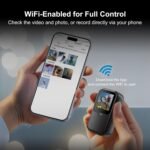 Dual Screen Sports Camera | 128G Thumb Action Camera, Wearable on Chest for POV Shooting: Waterproof Action Camera for Running Cycling Swimming Hiking Adventures etc. - Image 6