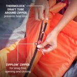 Coleman Kompact 20°F/30°F/40°F Sleeping Bag, Cool-Weather Adult Sleeping Bag with Heat Retention, Stuff Sack, & Snag-Free Zipper, Great for Camping, Sleepovers, Guests & More - Image 3