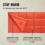 Coleman Kompact 20°F/30°F/40°F Sleeping Bag, Cool-Weather Adult Sleeping Bag with Heat Retention, Stuff Sack, & Snag-Free Zipper, Great for Camping, Sleepovers, Guests & More - Image 4