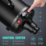 Pet Dryer, 5.2HP/3800W Pet Grooming with Adjustable Speed and Temperature Control Dog Blow Dryer, Pet Hair Dryer with 3 Nozzle - Image 3