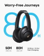 Soundcore Q30 by Anker, Hybrid Active Noise Cancelling Headphones, Multiple Modes, Hi-Res Audio, Custom EQ via App, 50H Playtime, Comfortable Fit, Bluetooth, Multipoint Connection - Image 5