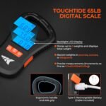 KastKing ToughTide Fishing Tool Kit, Rechargeable Digital Fish Scale with Lip Grip & Tape Measure, 7” Fillet Knife with Sheath & Sharpener, 8” Split Ring Fishing Pliers - Image 3