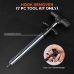 KastKing ToughTide Fishing Tool Kit, Rechargeable Digital Fish Scale with Lip Grip & Tape Measure, 7” Fillet Knife with Sheath & Sharpener, 8” Split Ring Fishing Pliers - Image 6