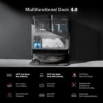 roborock Saros 10R Robot Vacuum and Mop, 22,000 Pa Suction, Zero-Tangling, 3.14’’ Ultra Slim, FlexiArm Riser Technology for Carpet & Floor, Corner & Edge Cleaning, Self-Emptying, Hot Air Drying, Black - Image 6