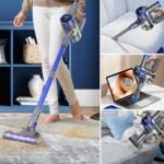 Cordless Vacuum Cleaner, 8-in-1 Strong Power Suction Stick Vacuum Cleaners with 2200 mAh Detachable Battery, Lightweight Self-Standing, 45 Mins Runtime for Home Low-Pile Carpet Pet Hair - Image 6