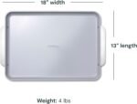 Caraway Non-Stick Ceramic Baking Sheet - Naturally Slick Ceramic Coating - Non-Toxic, PTFE & PFOA Free - Perfect for Baking, Roasting, and More - Large (18" x 13") - Cream - Image 4