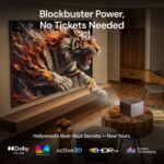 VisionMaster Pro2 Triple Laser Projector 4K,15000:1 Contrast, 0.9-1.5x Optical Zoom, 2X Multitasking Power, IMAX, HDR10+, GTV, 4ms Lag-Free Gaming, 3000 ISO Lumens, Google Home, Apple Homekit - Image 5