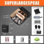 MIDABAO Waterproof Duty Car Roof Top Carrier-Car Cargo Roof Bag Car Roof Top Carrier - Waterproof & Coated Zippers- Includes Anti-Slip Mat- for Cars with or Without Racks (12 Cubic feet) - Image 3