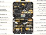 DEKOPRO 228 Piece Socket Wrench Auto Repair Tool Combination Package Mixed Tool Set Hand Tool Kit with Plastic Toolbox Storage Case - Image 4