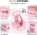 2-in-1 Adjustable Dumbbells Set, 4 Levels Weight Dumbbells Set for Women Men, Each 2.2/3.3/4.4/5.5lb Hand Weights with Kettlebell Form for Home Gym Exercise Training - Image 5